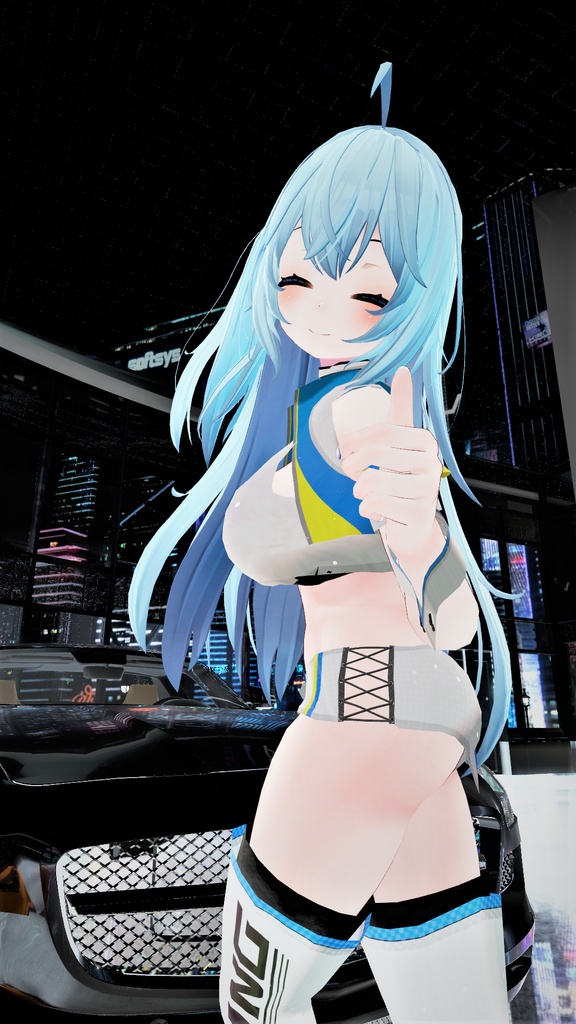 VRChatアバター向けレースクイーン衣装 "vRACING"【51アバター対応】