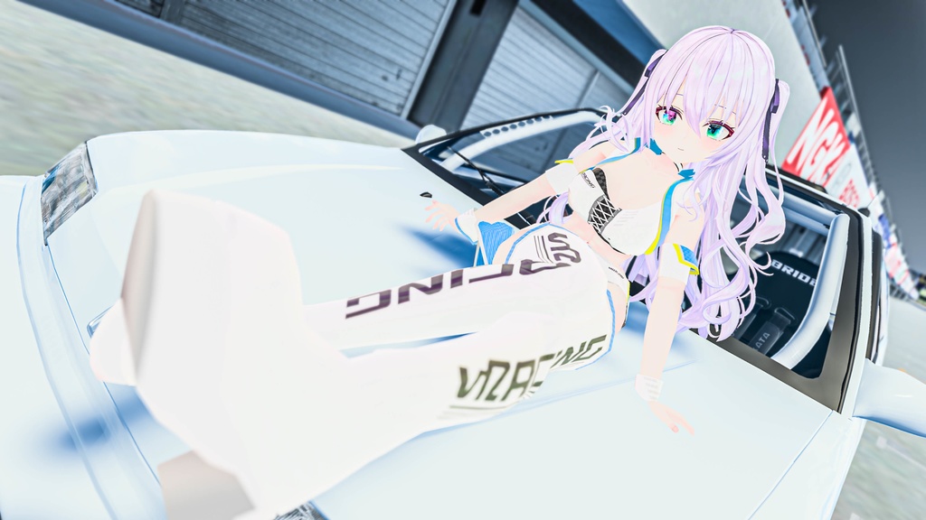 VRChatアバター向けレースクイーン衣装 "vRACING"【51アバター対応】
