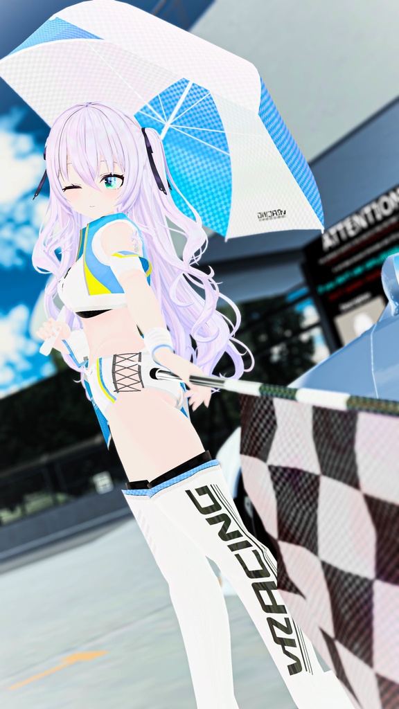 VRChatアバター向けレースクイーン衣装 "vRACING"【51アバター対応】