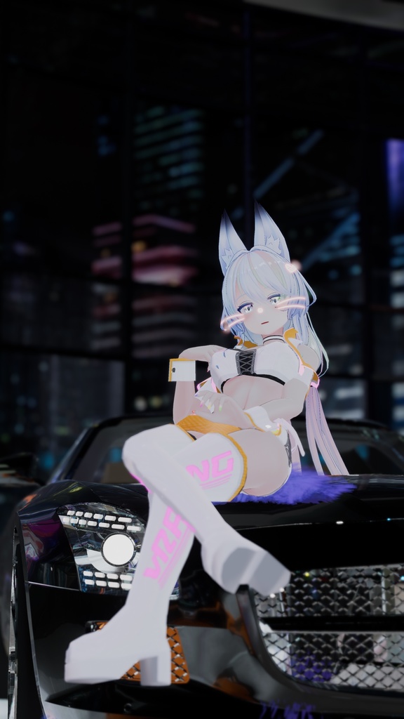 VRChatアバター向けレースクイーン衣装 "vRACING"【51アバター対応】