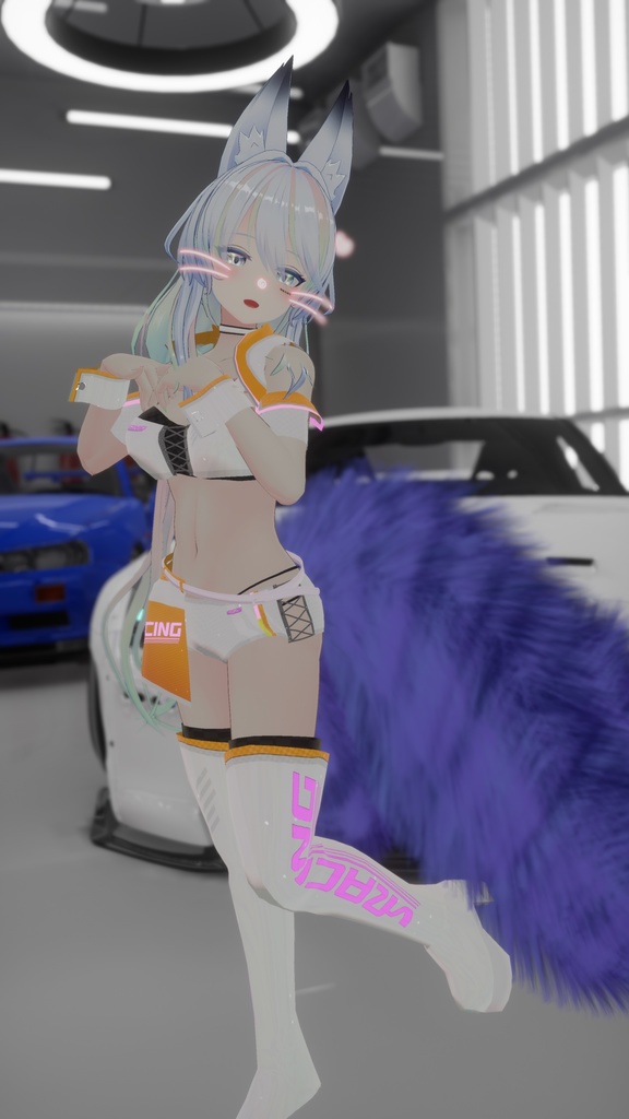 VRChatアバター向けレースクイーン衣装 "vRACING"【51アバター対応】