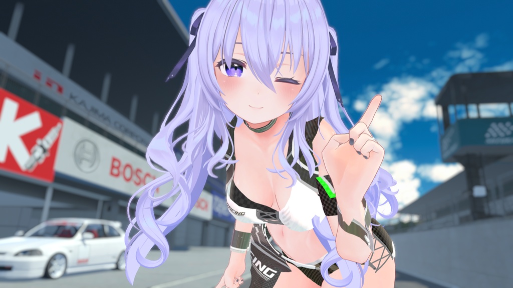 VRChatアバター向けレースクイーン衣装 "vRACING"【51アバター対応】