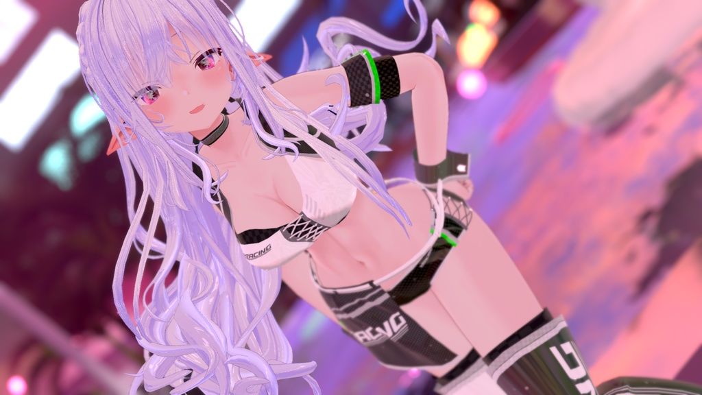 VRChatアバター向けレースクイーン衣装 "vRACING"【51アバター対応】