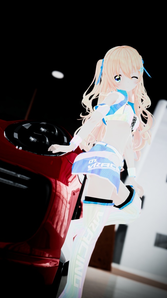 VRChatアバター向けレースクイーン衣装 "vRACING"【51アバター対応】