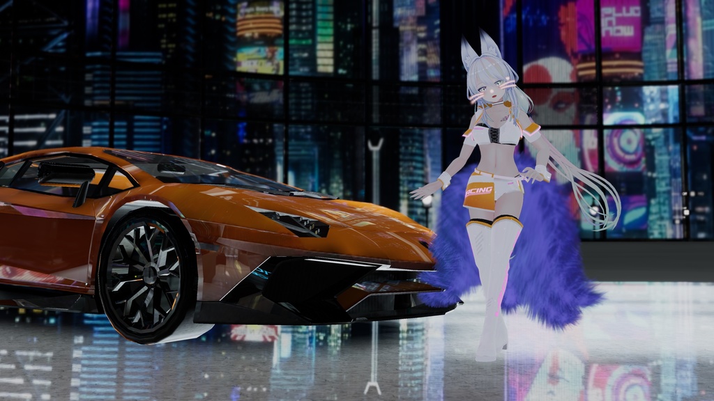 VRChatアバター向けレースクイーン衣装 "vRACING"【51アバター対応】