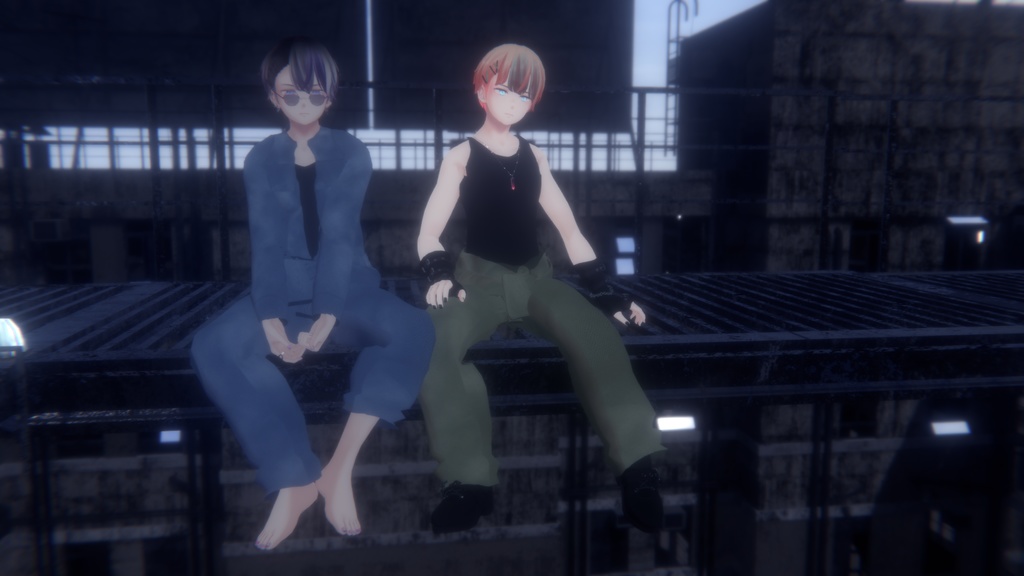 碼希くん 杏里くん ノイズ君用 つなぎ