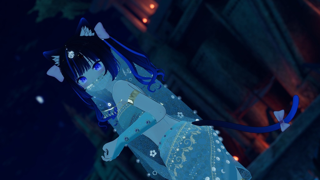 VRChatアバター向けアラビア風衣装"エミーラカマル"【52アバター対応】