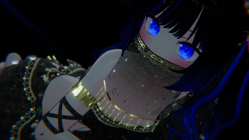 VRChatアバター向けアラビア風衣装"エミーラカマル"【52アバター対応】