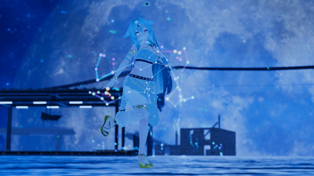 VRChatアバター向けアラビア風衣装"エミーラカマル"【52アバター対応】