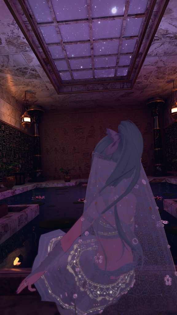 VRChatアバター向けアラビア風衣装"エミーラカマル"【52アバター対応】