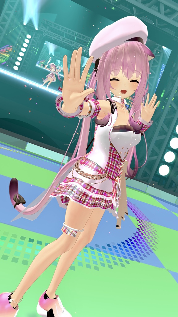 VRChatアバター向けアイドル風衣装"pecherfille "【43アバター対応】