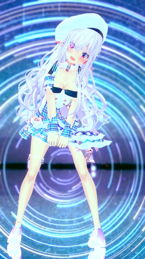 VRChatアバター向けアイドル風衣装"pecherfille "【43アバター対応】