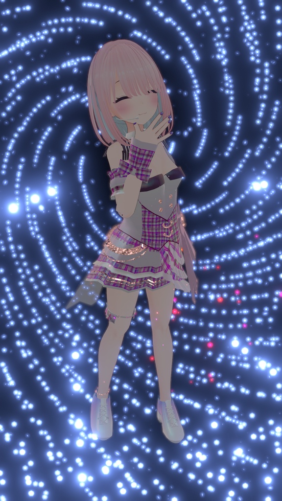 VRChatアバター向けアイドル風衣装"pecherfille "【43アバター対応】