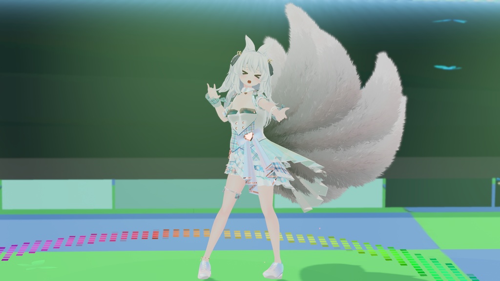VRChatアバター向けアイドル風衣装"pecherfille "【43アバター対応】