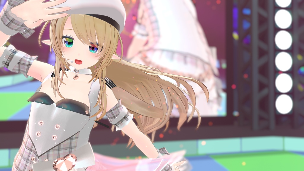 VRChatアバター向けアイドル風衣装"pecherfille "【43アバター対応】