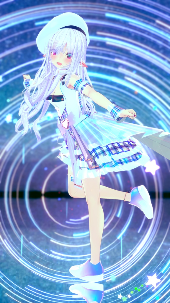 VRChatアバター向けアイドル風衣装"pecherfille "【43アバター対応】