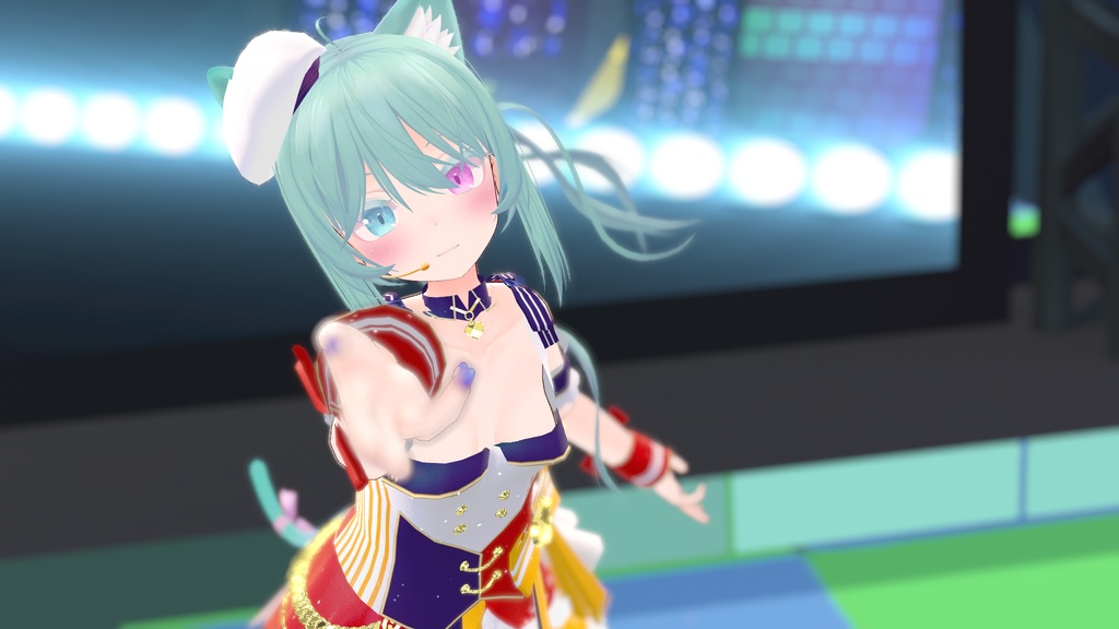VRChatアバター向けアイドル風衣装"pecherfille "【43アバター対応】