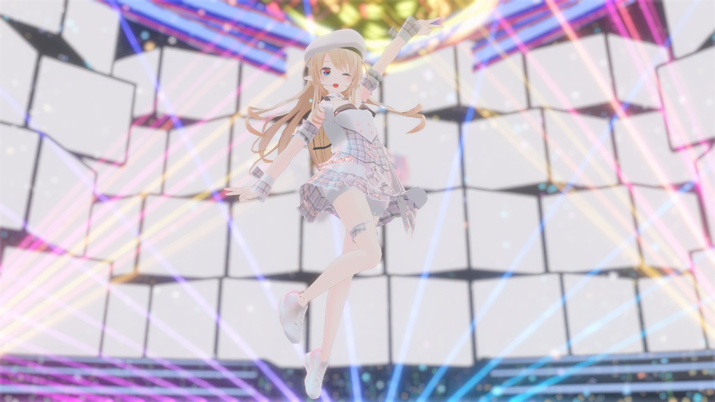 VRChatアバター向けアイドル風衣装"pecherfille "【43アバター対応】