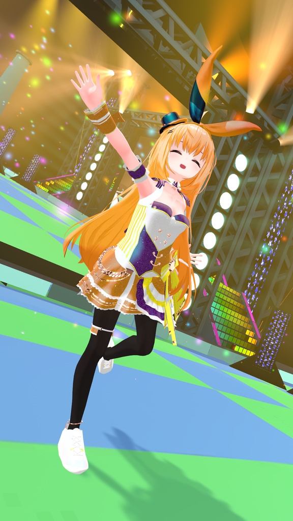 VRChatアバター向けアイドル風衣装"pecherfille "【43アバター対応】