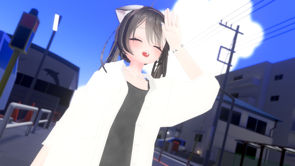 VRChatアバター向け衣装"地元コーデ"【27アバター対応】