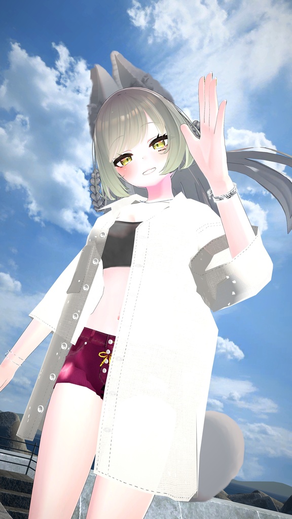 VRChatアバター向け衣装"地元コーデ"【27アバター対応】