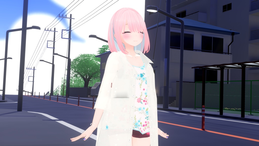 VRChatアバター向け衣装"地元コーデ"【27アバター対応】
