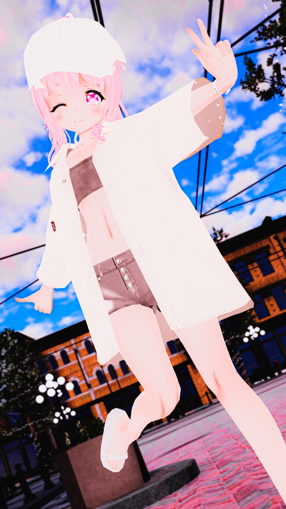 VRChatアバター向け衣装"地元コーデ"【27アバター対応】