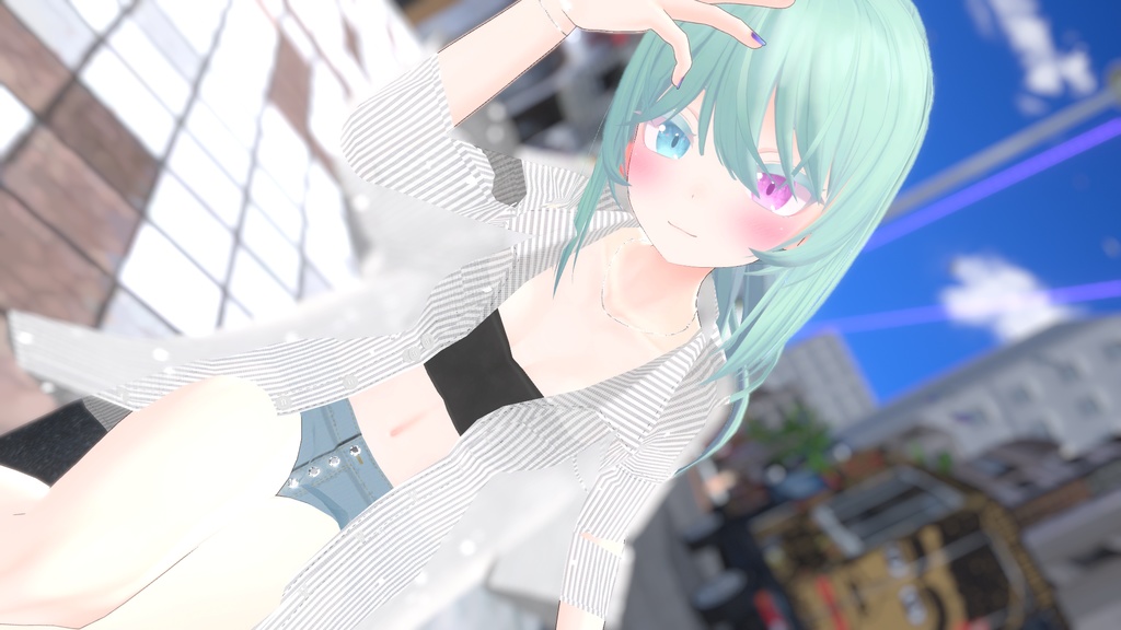 VRChatアバター向け衣装"地元コーデ"【27アバター対応】