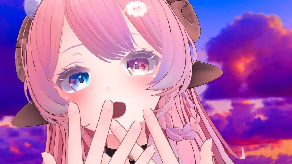 VRChatアバター用コンタクトレンズ"〇×■インワンダーランド"【70アバター対応】※黒目に景色やお友達を写すレンズです#mumu_shop