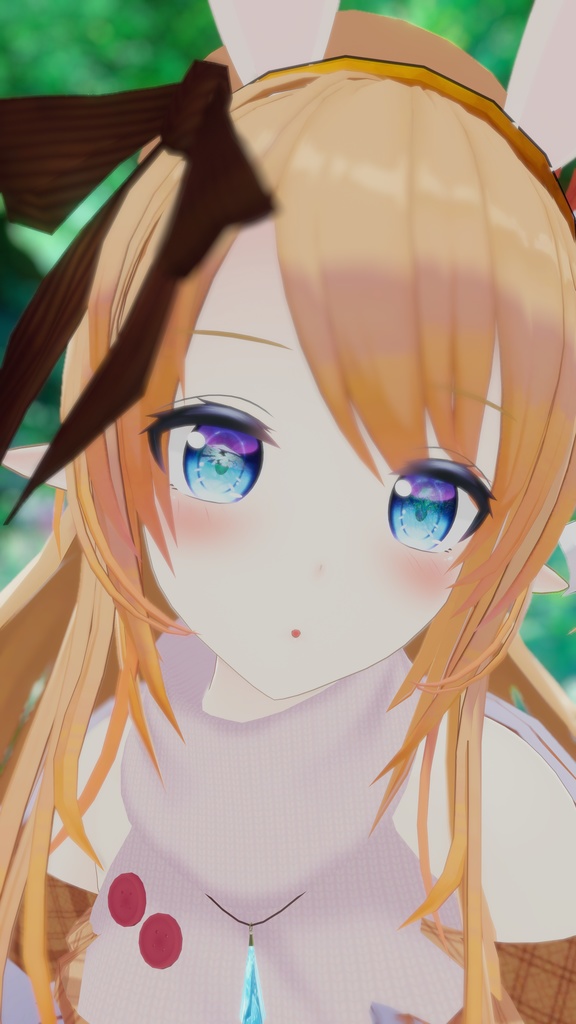 VRChatアバター用コンタクトレンズ"〇×■インワンダーランド"【70アバター対応】※黒目に景色やお友達を写すレンズです#mumu_shop