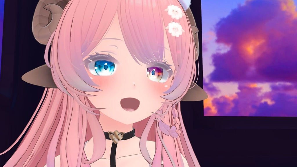 VRChatアバター用コンタクトレンズ"〇×■インワンダーランド"【70アバター対応】※黒目に景色やお友達を写すレンズです#mumu_shop