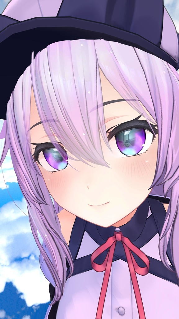 VRChatアバター用コンタクトレンズ"〇×■インワンダーランド"【70アバター対応】※黒目に景色やお友達を写すレンズです#mumu_shop