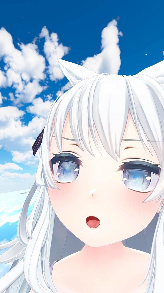 VRChatアバター用コンタクトレンズ"〇×■インワンダーランド"【70アバター対応】※黒目に景色やお友達を写すレンズです#mumu_shop