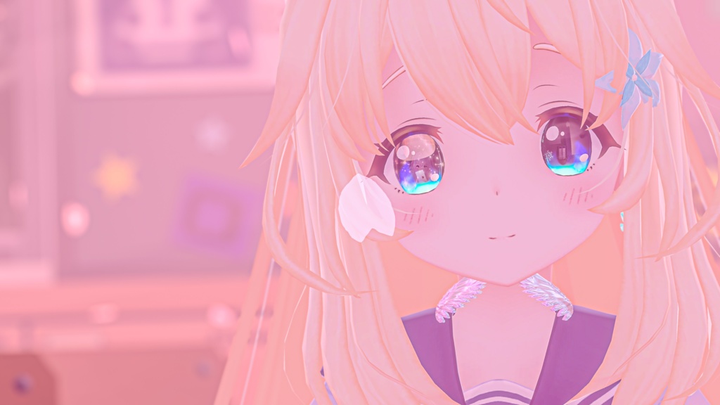 VRChatアバター用コンタクトレンズ"〇×■インワンダーランド"【70アバター対応】※黒目に景色やお友達を写すレンズです#mumu_shop