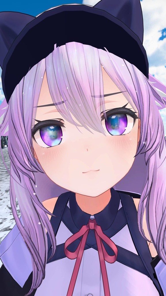 VRChatアバター用コンタクトレンズ"〇×■インワンダーランド"【70アバター対応】※黒目に景色やお友達を写すレンズです#mumu_shop