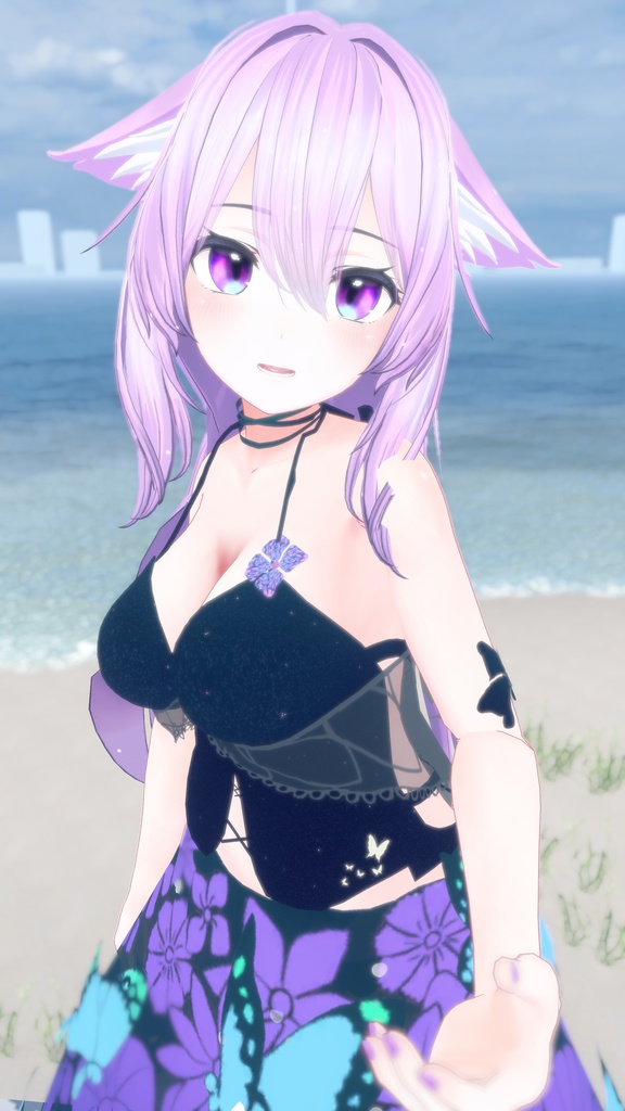 VRChatアバター向け衣装"フルーリドレス"【6アバター対応】