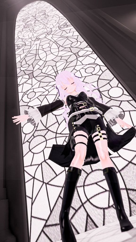 VRChatアバター向け衣装"ΣMonochrome"【35アバター対応】
