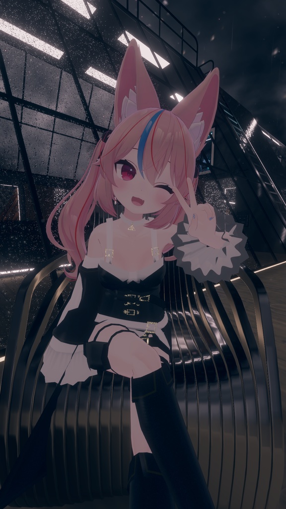 VRChatアバター向け衣装"ΣMonochrome"【35アバター対応】