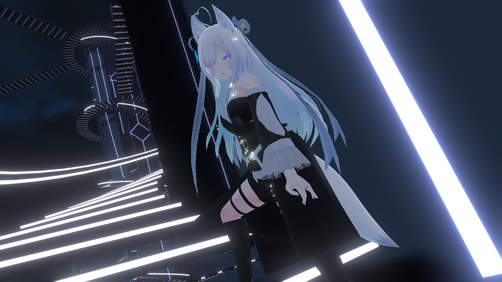 VRChatアバター向け衣装"ΣMonochrome"【35アバター対応】