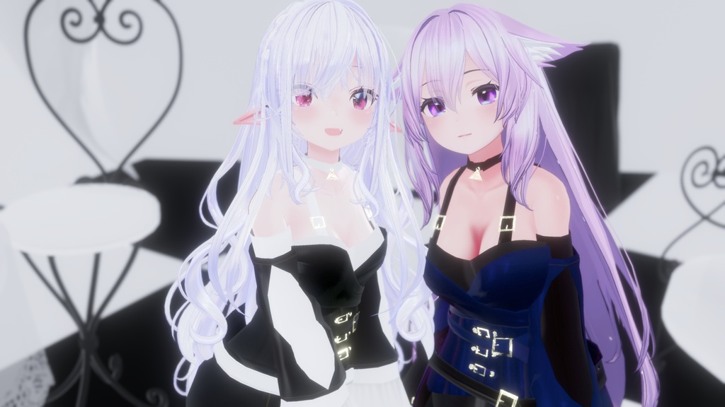 VRChatアバター向け衣装"ΣMonochrome"【35アバター対応】