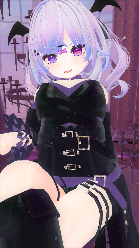 VRChatアバター向け衣装"ΣMonochrome"【35アバター対応】