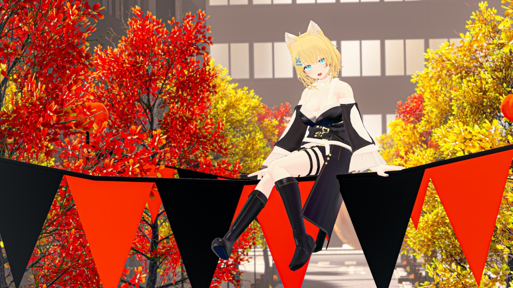 VRChatアバター向け衣装"ΣMonochrome"【35アバター対応】