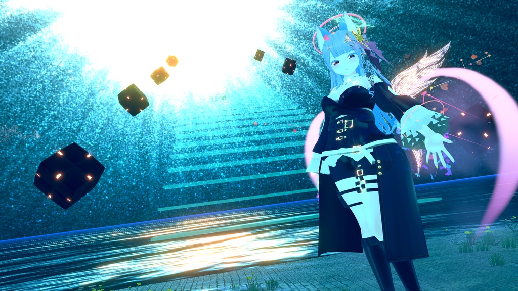 VRChatアバター向け衣装"ΣMonochrome"【35アバター対応】