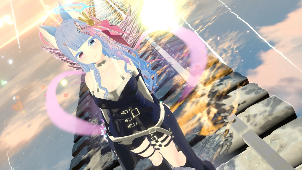 VRChatアバター向け衣装"ΣMonochrome"【35アバター対応】