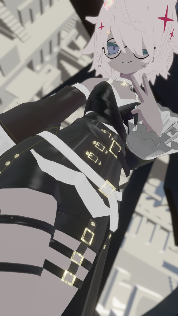 VRChatアバター向け衣装"ΣMonochrome"【35アバター対応】