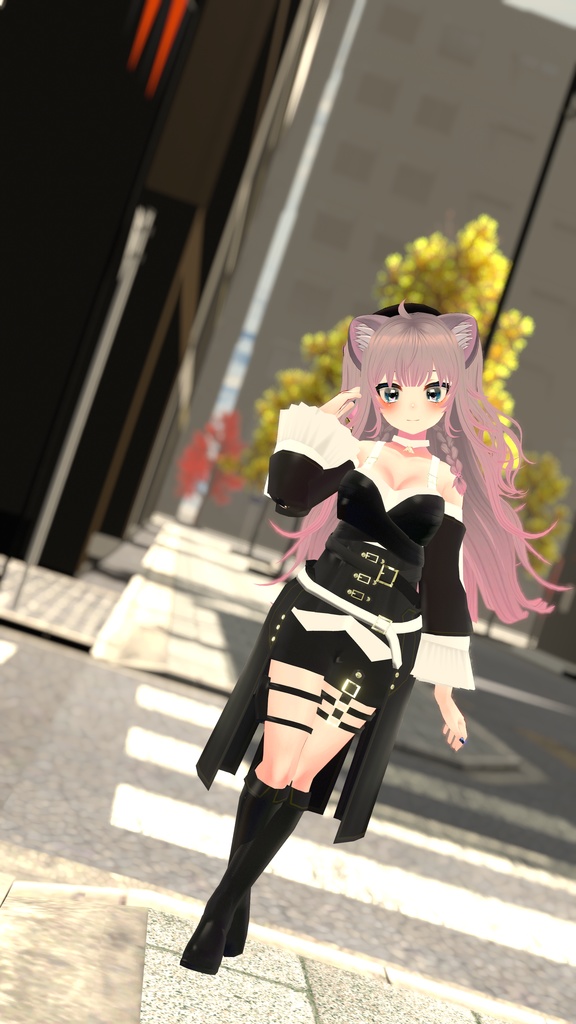 VRChatアバター向け衣装"ΣMonochrome"【35アバター対応】