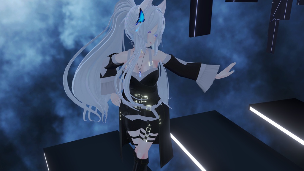 VRChatアバター向け衣装"ΣMonochrome"【35アバター対応】