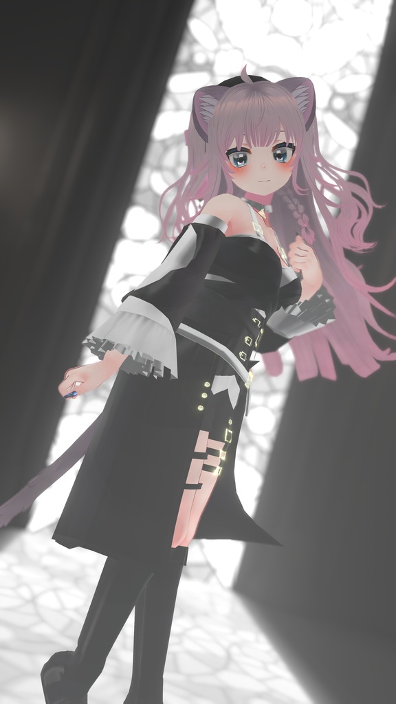 VRChatアバター向け衣装"ΣMonochrome"【35アバター対応】