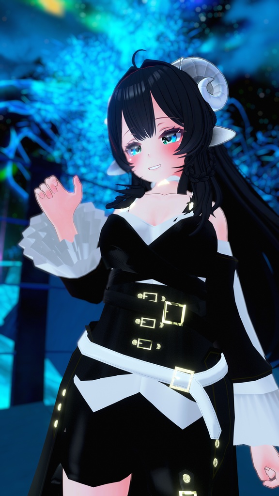 VRChatアバター向け衣装"ΣMonochrome"【35アバター対応】