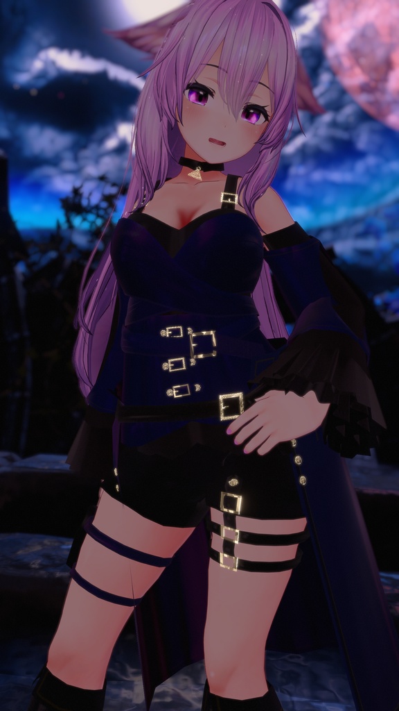 VRChatアバター向け衣装"ΣMonochrome"【35アバター対応】